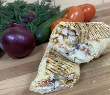 Шаурма маленькая куриная с сыром 