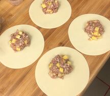 Манты с картошкой