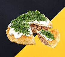 Пирог с говядиной и свининой
