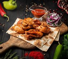Шашлык из куриных бедер без кости