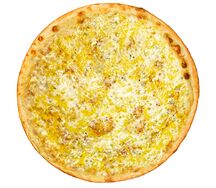 Пицца Четыре сыра со сливочным соусом