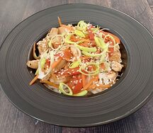Лапша с курицей