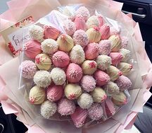 Букет М в белом шоколаде 