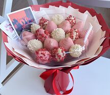 Букет XS Розовая пудра