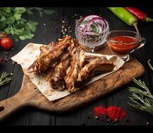 Шашлык из бараньих ребрышек 