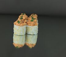 Пикантный ролл с угрем