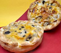 Киш лорен с курицей и грибами