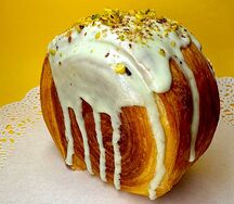 Бриошь-шайба Фисташка