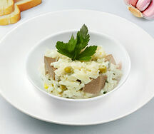 Язык с овощами