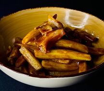 Картофель по-деревенски с беконом