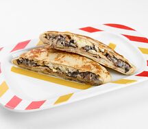 С грибным жюльеном и сыром
