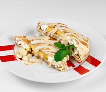 С творогом и манго