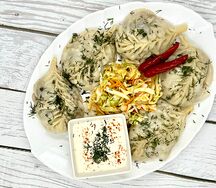 Манты с говядиной