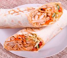 Шаурма из курицы Мега