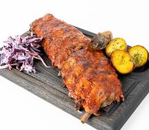Свиные ребра в соусе BBQ