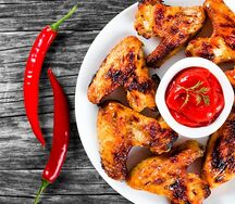 Шашлык из острых крылышек