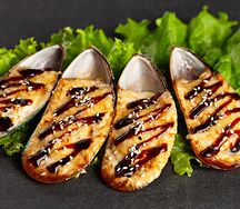 Мидии запечённые 