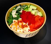 Поке с креветками 