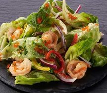 Салат с креветками 
