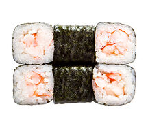 Классический ролл с креветкой