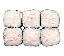 Классический ролл с крабом