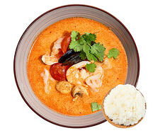 Суп Том Ям с морепродуктами