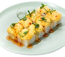 Запеченный с креветкой