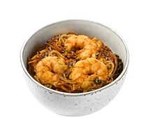 Соба с креветками терияки