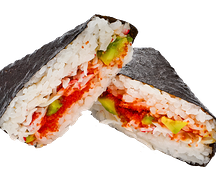 Онигири с крабом