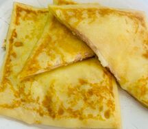 Блин с ветчиной и сыром (двойной)