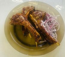 Корейка баранья на мангале