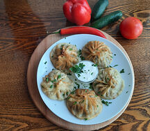 Жареные манты с мясом