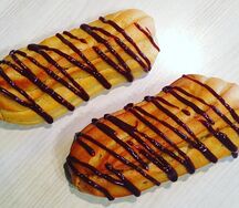 Эклеры с варёной сгущенкой