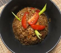 Рис Тяхан с креветками