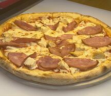 Пицца ветчина и курица 33см