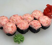 Запеченный ролл с лососем 8 шт