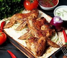 Шашлык из куриных крыльев