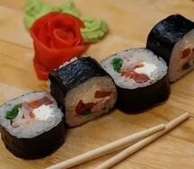 С беконом и овощами