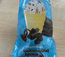 Мороженое Стаканчик с шоколадной крошкой