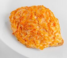 Кета, запеченная под овощами