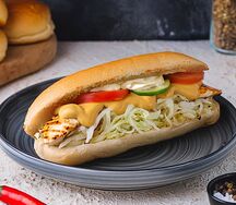 Хот-дог с мясом
