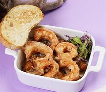 Тигровые креветки по-шведски