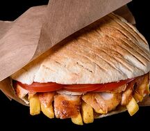 Гирос в пите с курицей