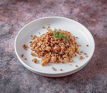 Гречка с луком
