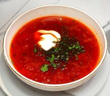 Борщ с говядиной