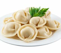 Пельмени, запеченные с сыром