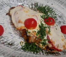 Куриная грудка с овощами