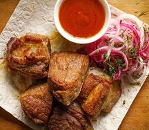 Шашлык из свиной шеи