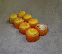 Запечённый ролл с курицей