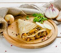 Большой блин Мясной 35 см